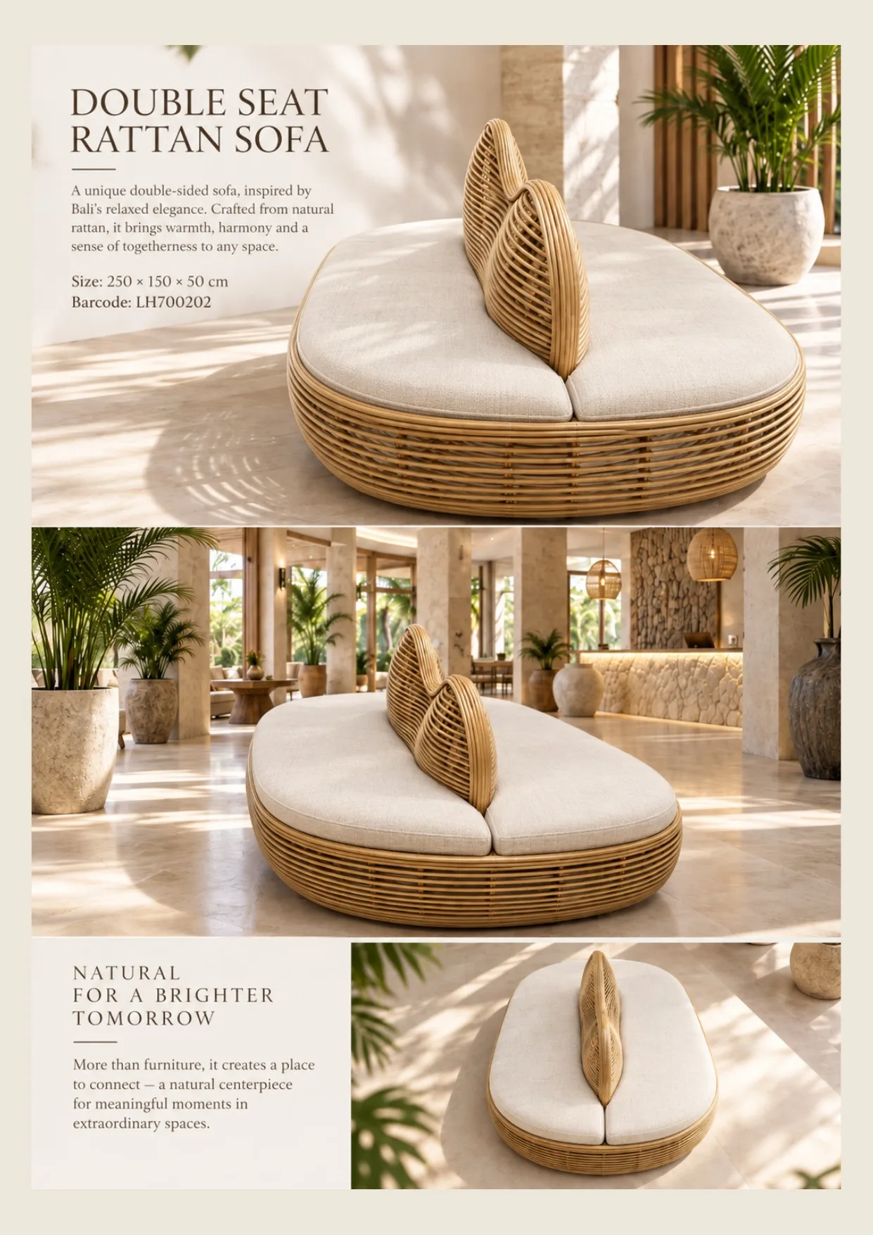Complete catalog page showing Double Seas Lounge Chair