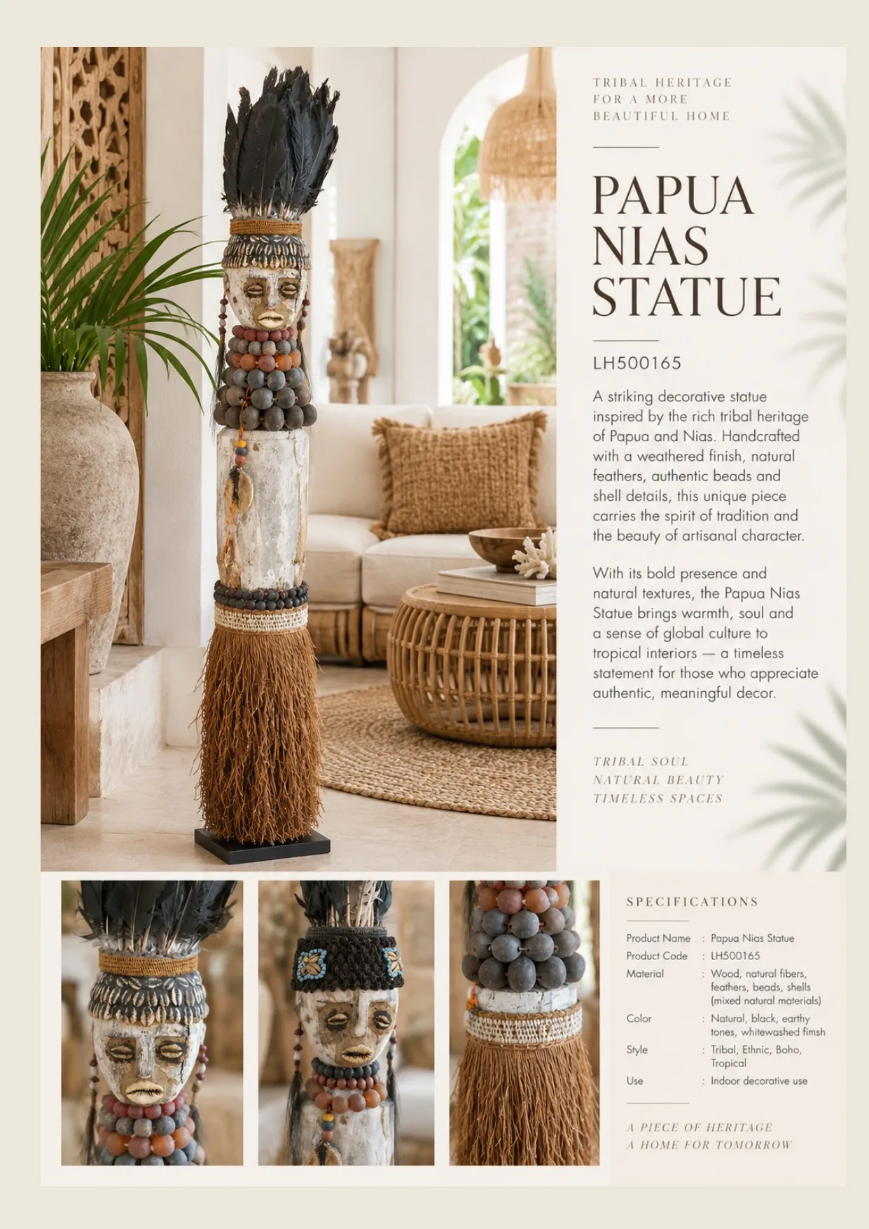 Complete catalog page showing Traditional Balinese Tribal Totem