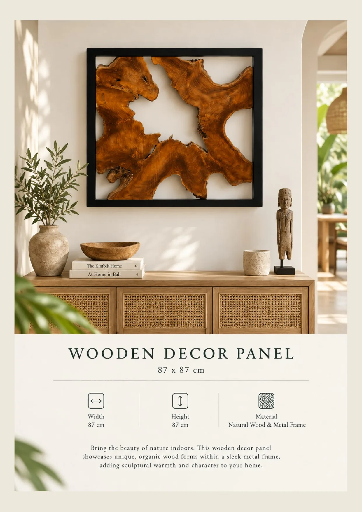 Complete catalog page showing Framed Botanical & Island Wall Art