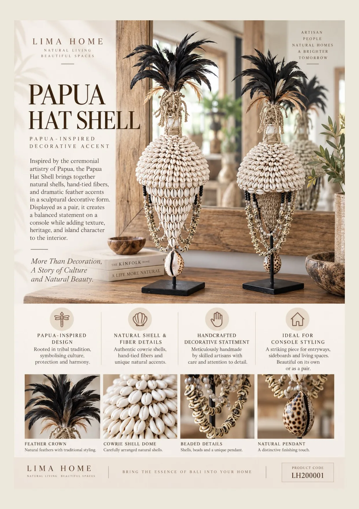 Complete catalog page showing Artisan Carved Decorative Bowls & Accessories